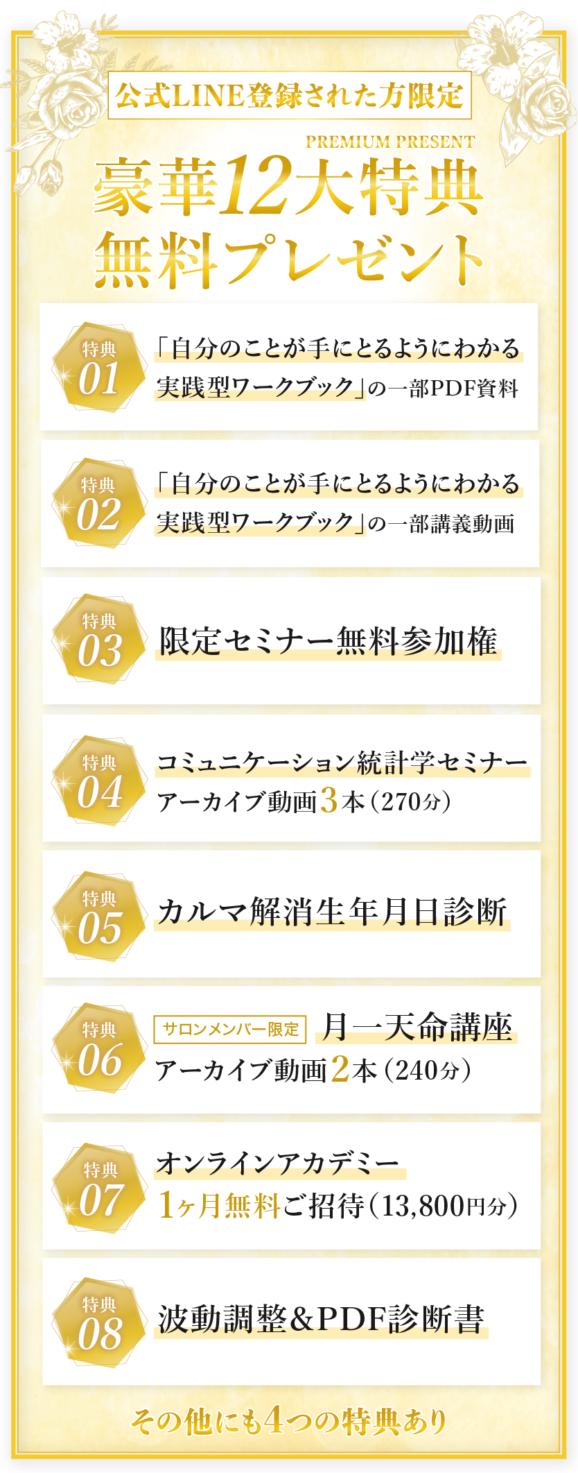 12大特典